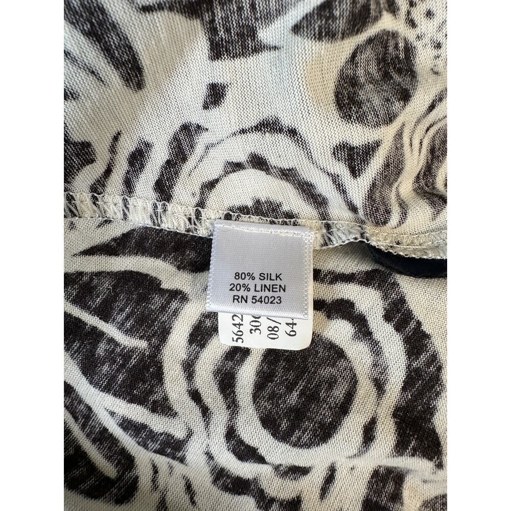 Banana Republic Women Wrap‎ Dress Silk Linen Blend Phoebe Set Y2K Preppy - Picture 15 of 16
